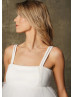 Ivory Satin Tulle Tiered Adorable Party Dress